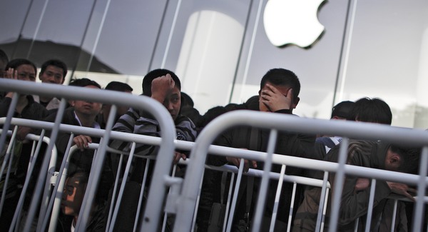 Összeverekedtek Kínában az iPad-ek miatt