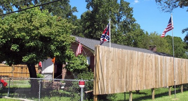 Konföderációs zászló a fekete gettóban