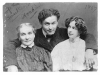 Houdini anyjával és feleségével 1907-ben