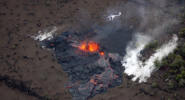 Vulkán tört ki Hawaiin
