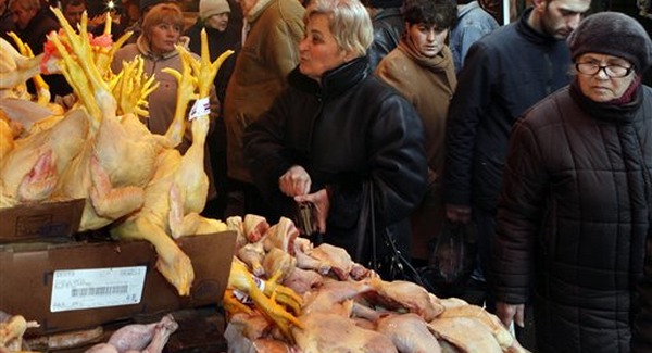 Globálisan estek az élelmiszerárak