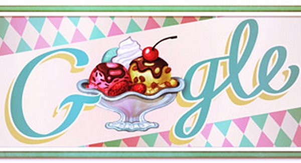 A Sundae fagylaltkehelyre emlékezik a Google