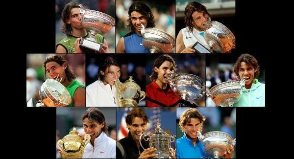 Nadal Grand Slam-győzelmei képekben