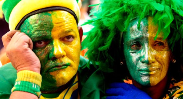 Elégedetlen brazil és argentin szurkolók