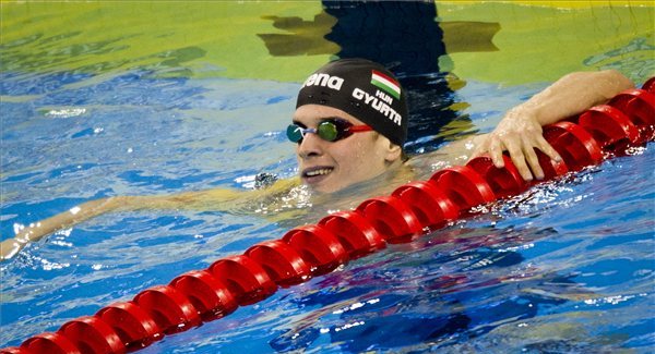Gyurta Dániel aranyérmes 200 m mellen