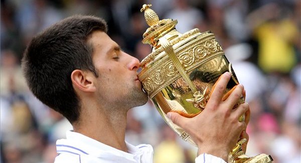 Novak Djokovics Wimbledon bajnoka