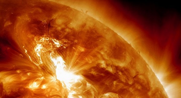 2005 óta a legerősebb napvihar dúl