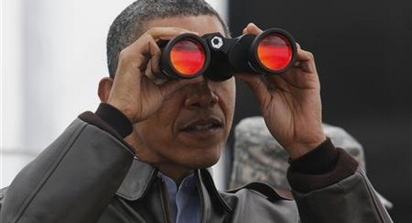 Obama átkukucskált Észak-Koreába 