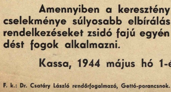 Új eljárás indulhat Csatáry ellen Kassán