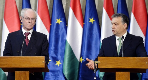 Csak az MTI kérdezhetett Orbántól
